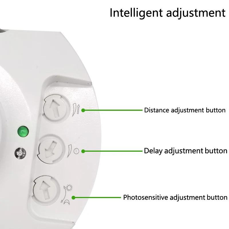 High Sensitivety adjustable 360 degree Ceiling PIR Motion Sensor with 3 Detectors 110V- 220V led light switch | Обустройство дома