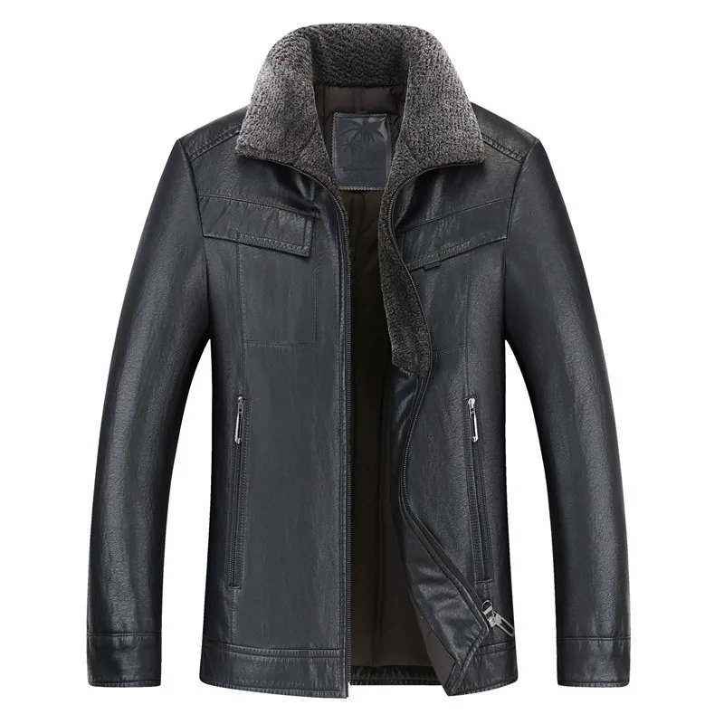 Мужская зимняя куртка с натуральным мехом размеры до 5XL|Куртки из искуственной