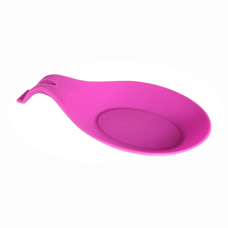 

Kitchen Accessories Multifunctional Spoon Mat Food Grade Silicone Anti-scald Spoon Mat Kitchen Barbecue Picnic Utensils