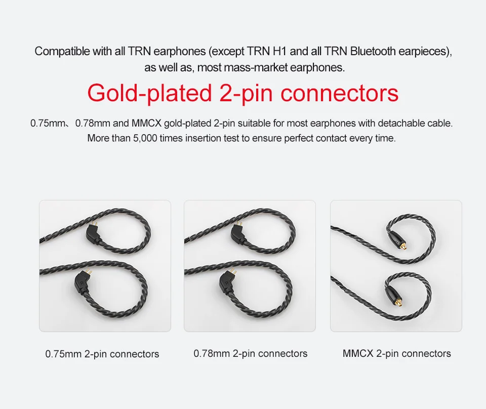 TRN 6 Core 3,5 мм разъем Модернизированный посеребренный медный кабель MMCX/2pin Наушники высокой чистоты с микрофоном для TRN X6/IM2/V90/V80/V30