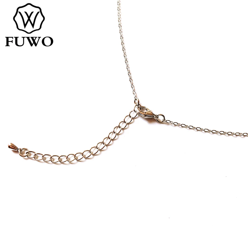 

FUWO Wholesale Oval Perfume Bottle Neckace,Natural Multi Kind Stone Essential Oil Bottle With Brass Plated Chain NC089 3pcs