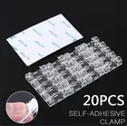 Pohiks 20 шт. портативный органайзер для проводов отделочный мини зажим для кабеля фиксатор для хранения зажимов для шнуров питания Кабели для зарядки