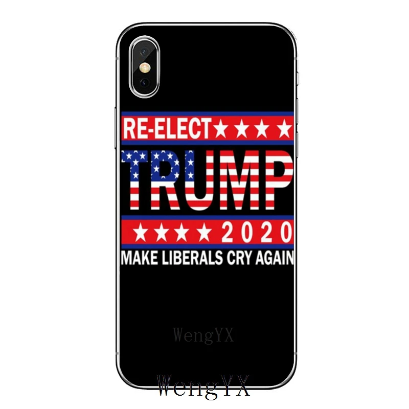 Чехол для iPhone 11 pro XR X XS Max 8 7 6s plus SE 5s 5c iPod Touch 5 6 форма корпуса Президент Трамп 2020 |