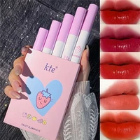 5 colorbox fruit cigarette lip gloss set long lasting waterproof non stick cup matte velvet lipstick lip make up cosmetic kit
