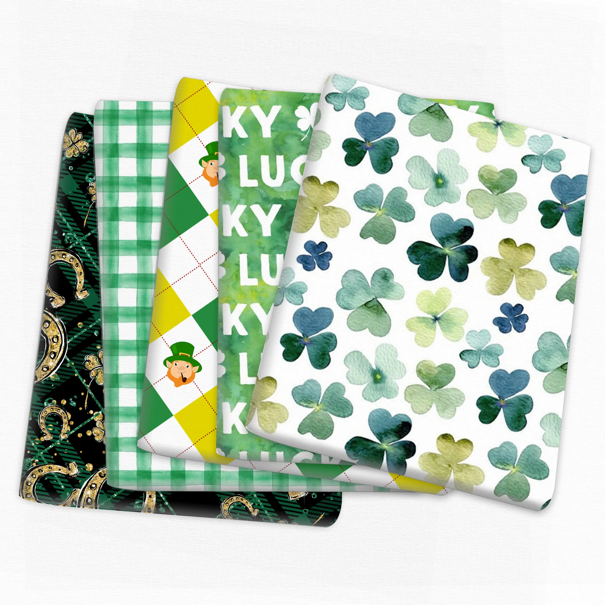 St. Patricks' полиэфир хлопчатобумажной ткани для ткань дом текстиль пошива подушек