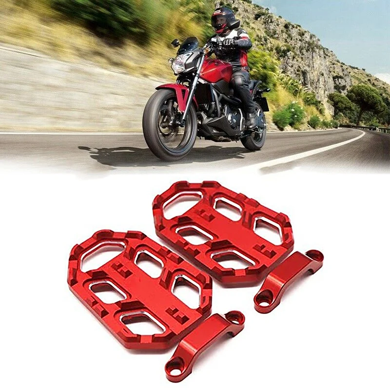

Motorcycle Foot Peg Pedal Footrest Extension Footpeg Enlarger for Honda NC700X NC700S 2012-2014 NC750X NC750S 2014-2018