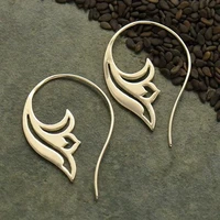 women vintage leaves spiral earring fashion simple unique charm retro style earrings jewelry gifts