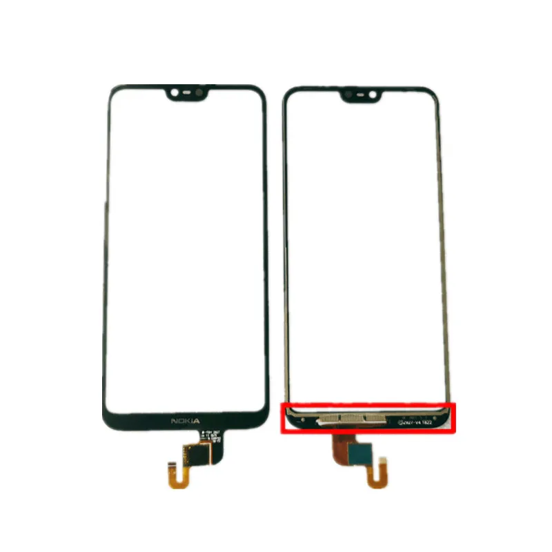 

Outer Screen For Nokia 6.1 Plus / X6 NK Digitizer Sensor Front Touch Panel LCD Display Out Glass Cover Repair Replace Parts