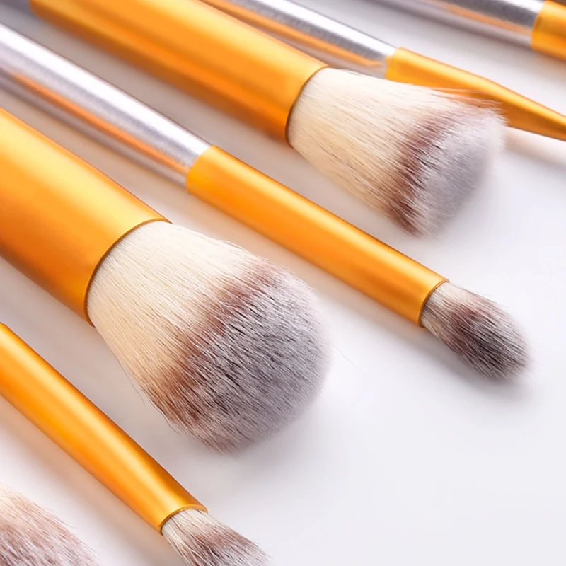 Набор кистей для макияжа 10 шт. кисть основы под макияж пудры ресниц бровей набор