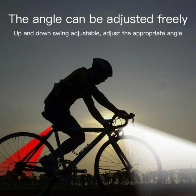 

Usb Charging Road Mountain Bike Night Riding New Colorful Taillights Induction Trumpet Headlight Mountain Bike Headlights