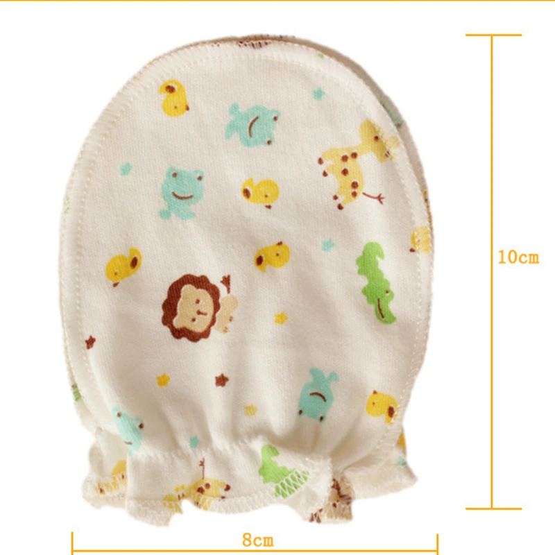 Модные детские перчатки с защитой от царапин оригинальные Хлопковые варежки для