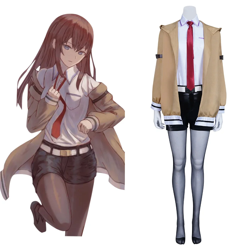 

Карнавальный костюм Steins Gate Makise Kurisu костюмы для косплея на Хэллоуин