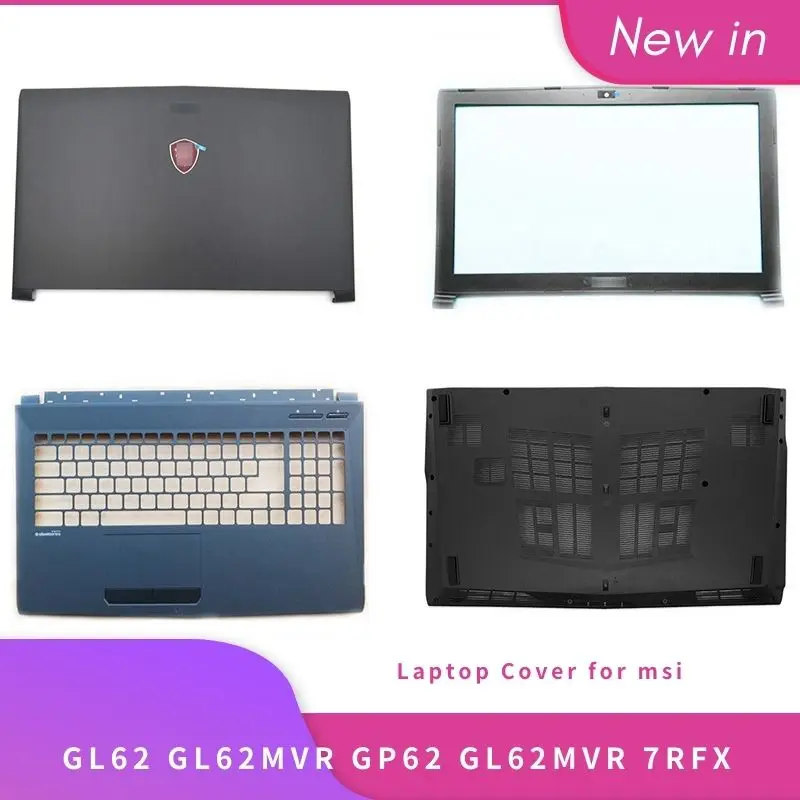 

Новинка, задняя крышка для ноутбука MSI GL62 6QG GV62 GP62 7RFX GP62MVR MS-16J9 GP62MVR GL62M/Передняя панель/петли/Упор для рук/Нижняя крышка