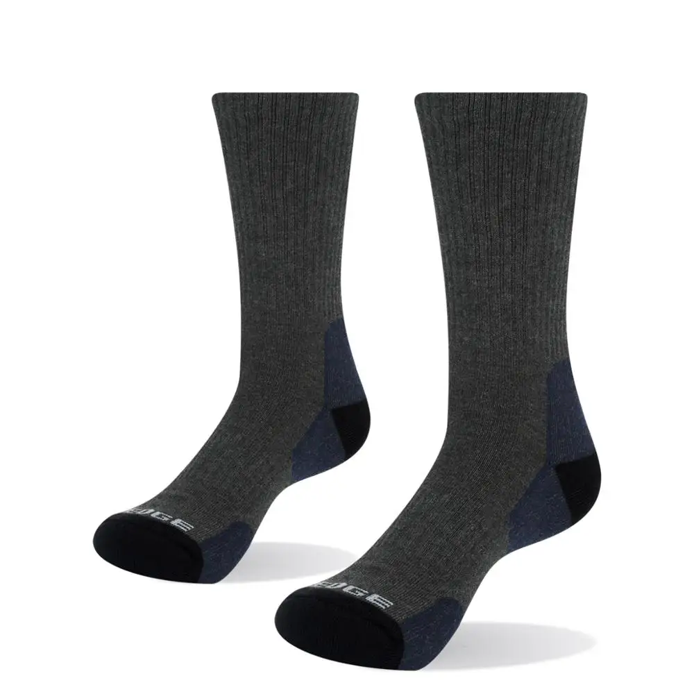 

YUEDGE Men's High Quality Combed Cotton Cushion Crew Casual Outdoor Sports Hiking Walking Hiking Trekking Socks 1 Pairs