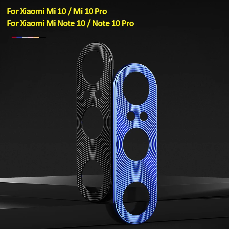 Защитное кольцо для объектива камеры Xiaomi Note 10 Pro алюминиевый чехол с покрытием Mi