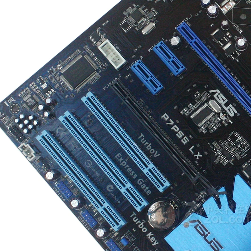 ASUS P7P55 LX материнская плата LGA1156 DDR3 16 ГБ для Intel P55 настольный компьютер системная SATA