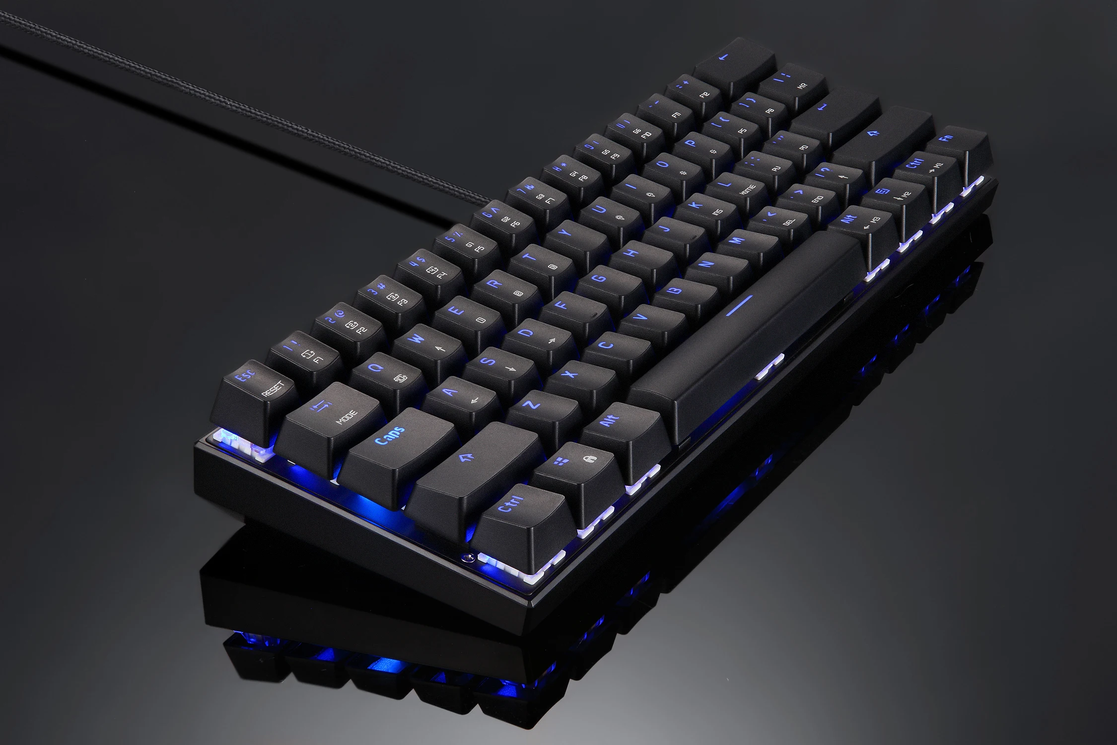 MOTOSPEED Bluetooth механическая клавиатура RGB игровая клавиатура с синим переключателем анти-призрак ключи для компьютера ТВ коробка игровой PK CK104