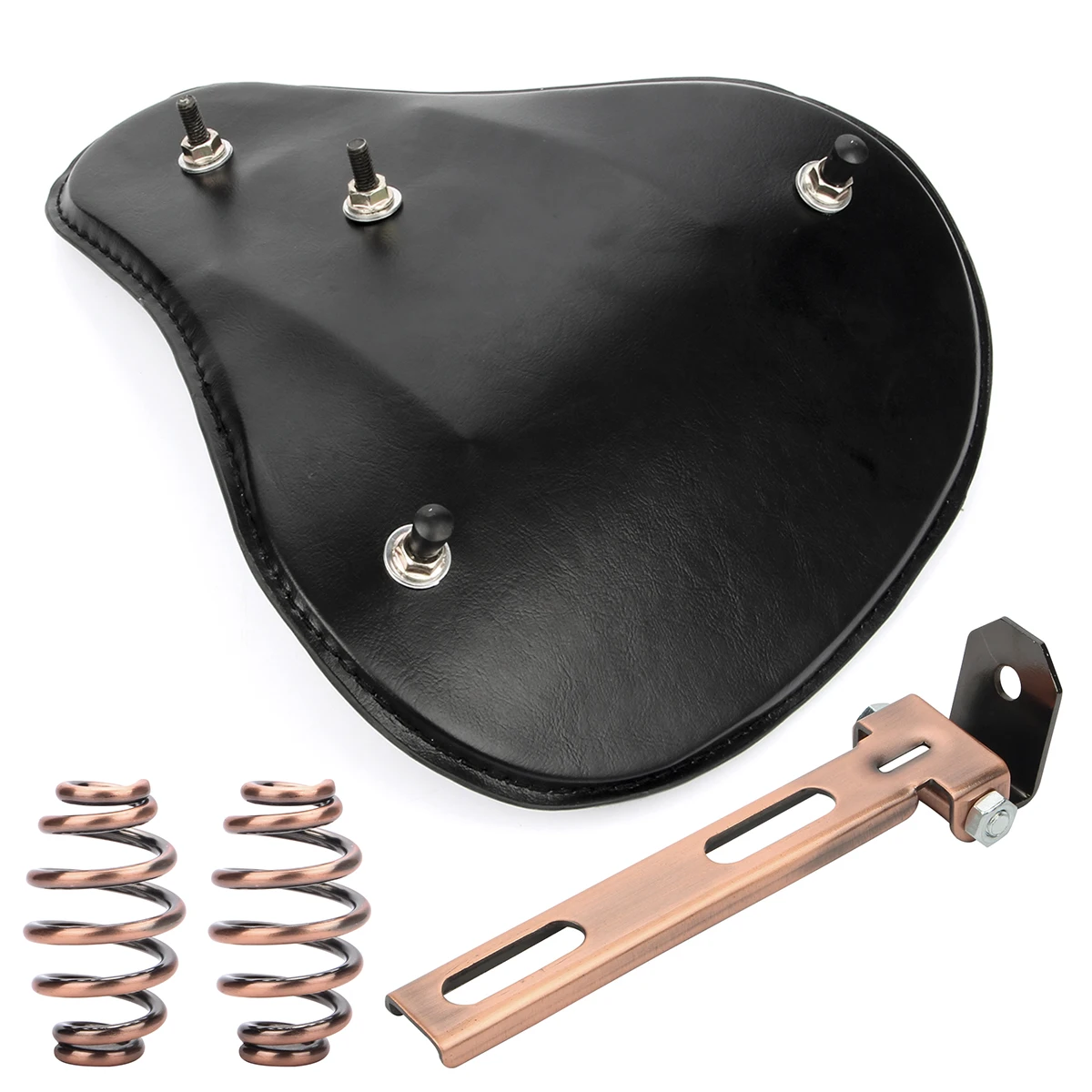 

New Type Single Seat Cushion Leather 3.5'' Spring Bracket Mount Kit for Harley