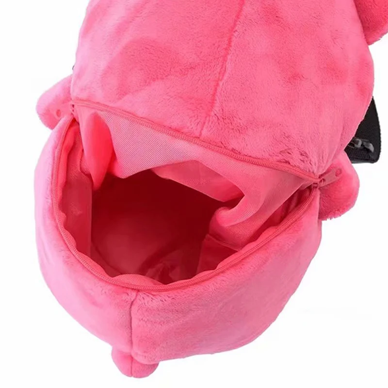 Cute cartoon Winnie bear strawberry plush doll luggage slant straddle | Дом и сад