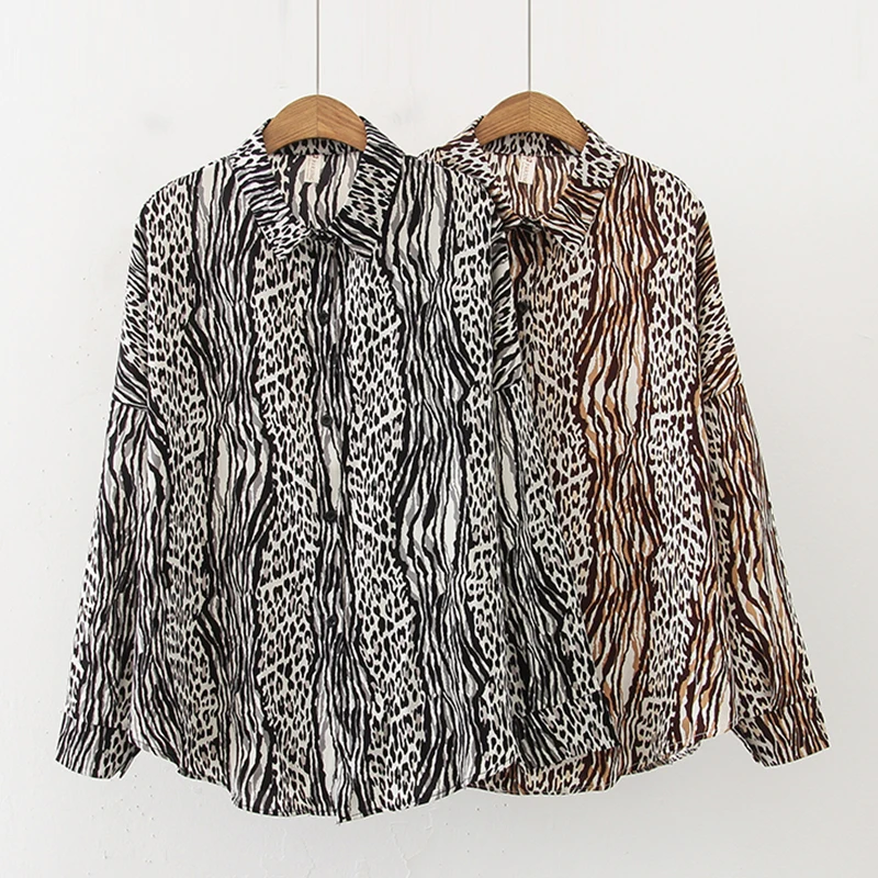 Европейская американская женская шифоновая рубашка с длинным рукавом и