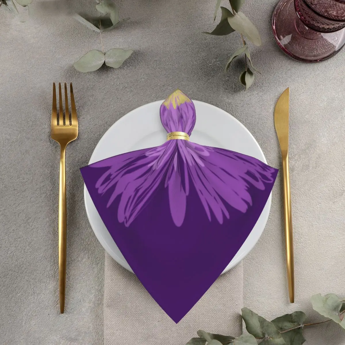 

4 шт./6 шт., салфетки из полиэстера, 50 см