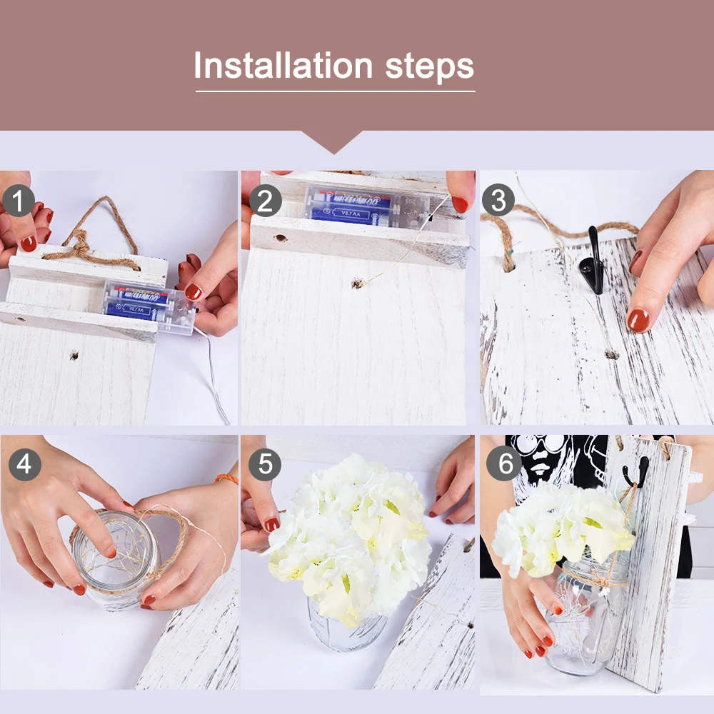 2 шт. стеклянная банка с завинчивающейся крышкой бра светодиодный Сказочный