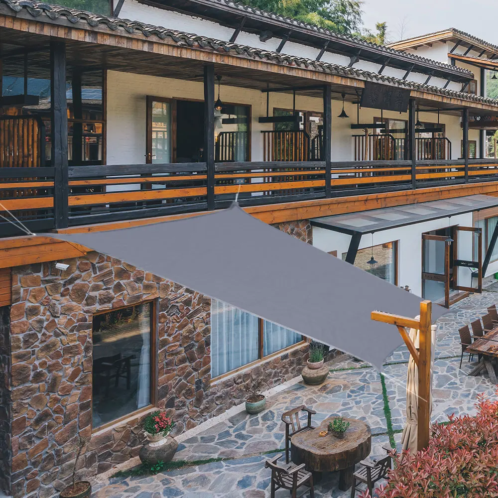 

Waterproof Sun Shelter Sunshade Outdoor Canopy Beach garden Patio Pool Shades Sail Awning Camping Shade Cloth Large