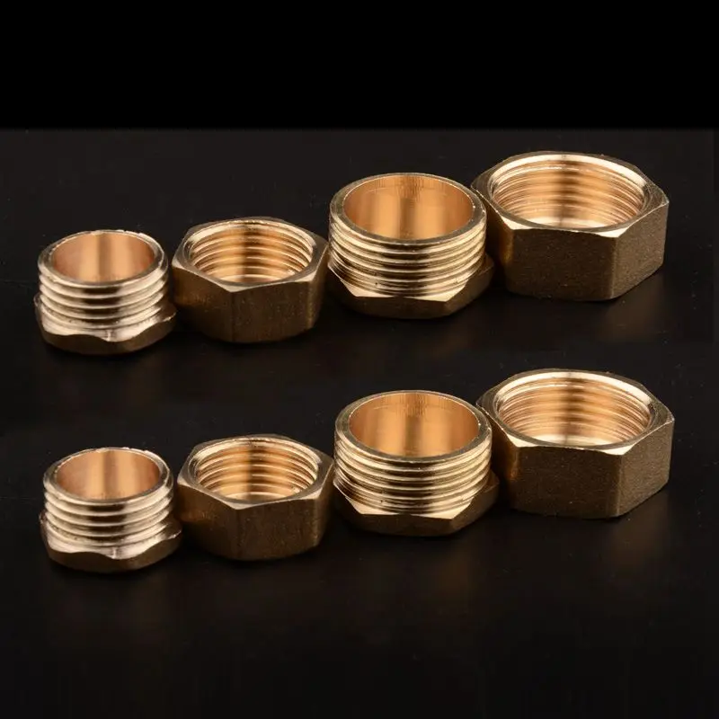 1/8 &quotBSP Мужская резьба Латунная Труба потайная вилка с шестигранной головкой