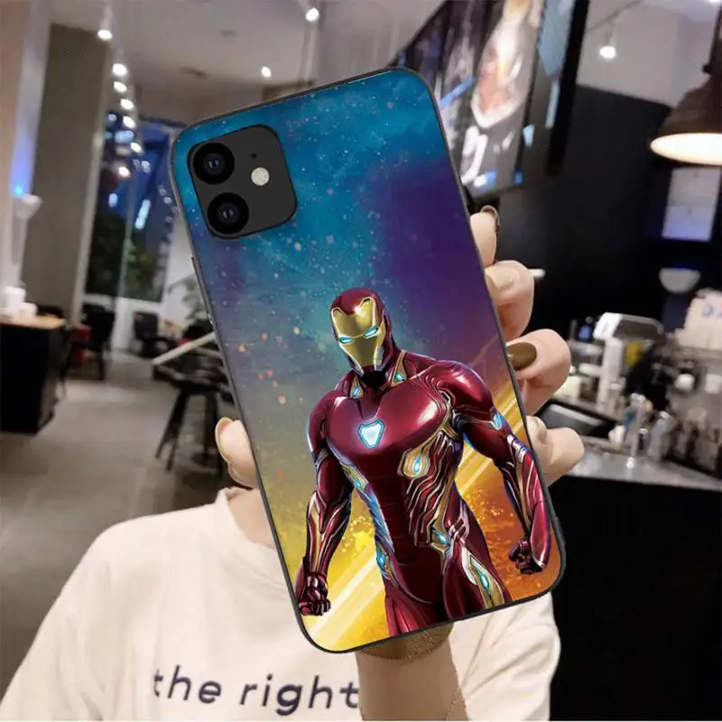 

0 Superhero Iron Cover Man Phone Case For Iphone 6 6s 7 8 Plus XR X XS 11 12 Pro Mini Max
