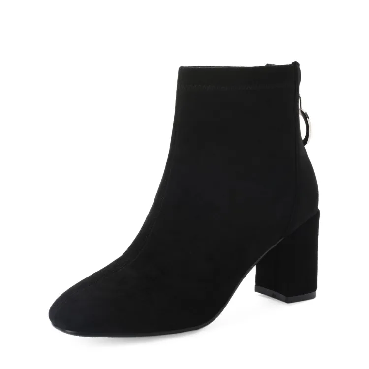 

Женские ботинки большого размера, Простые короткие ботинки большого размера, женская зимняя обувь