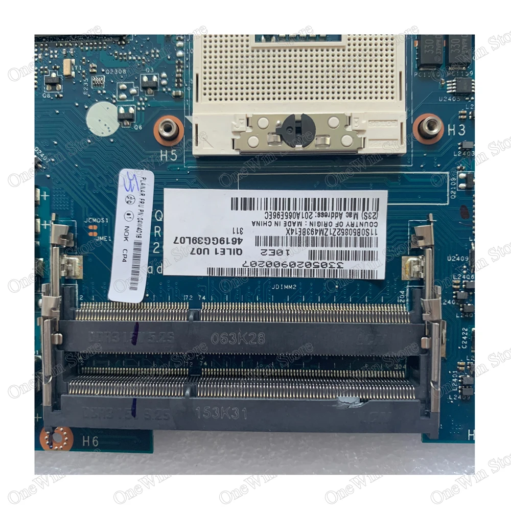 Intel HM77 for Edge E430 3254 6271 ThinkPad E430c 3365 Lenovo B430 6270 Laptop Motherboard QILE1 LA-8131P 04W4018 04Y1168 | Компьютеры и