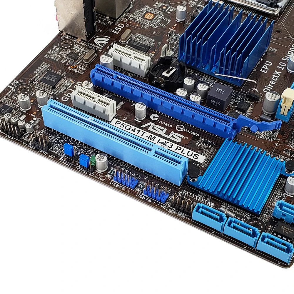 Asus P5G41T-M LX3 Plus Desktop Motherboard G41 Socket LGA 775 For Core 2 Duo DDR3 8G SATA2 VGA uATX Original Used Mainboard
