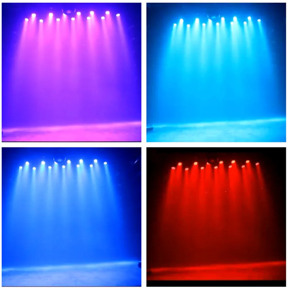 Миниатюрная Светодиодная лампа AUCD 36 Вт красный зеленый синий прожектор DMX для