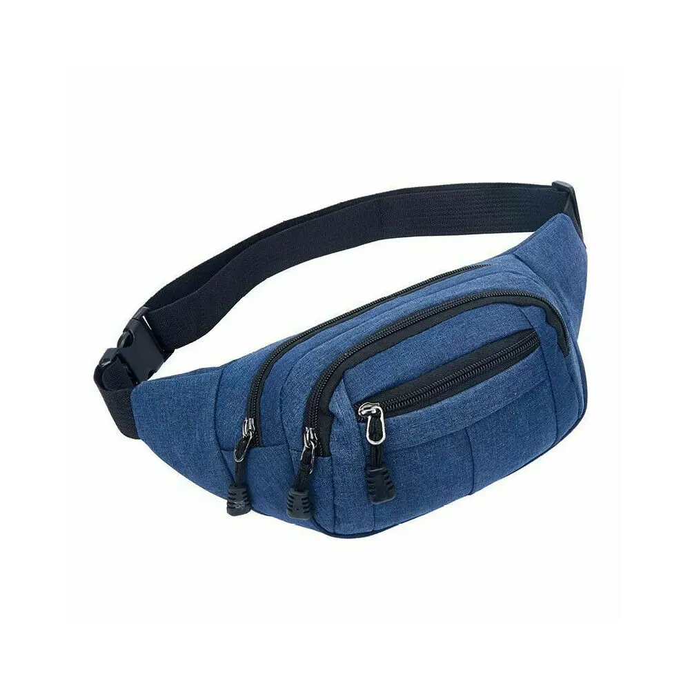 Забавная Повседневная дорожная поясная сумка на молнии для мужчин и женщин
