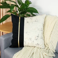 4545 bronzing velvet fabric throw cushion cover home decor patchwork pillowcover sofa car decorative cushions pillowcase 40017