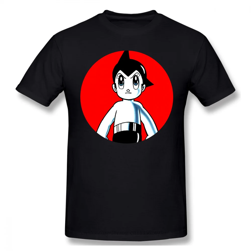 Tetsuwan Atom Japenese Anime 2020 New Arrival T-Shirt Astro Boy Crewneck Cotton for Men