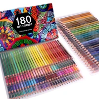 professional watercolour pencils set of 180 water soluble coloured pencils for colouring blending layering watercolor