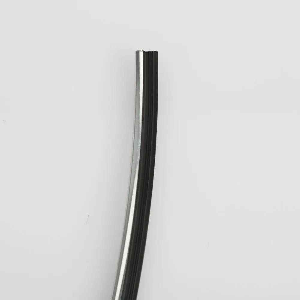 

LBWS-297 Car Sealing Strip Silver Plating Car Decoration 10m Rubber Car Front Windshield Panel Sealing Strip for Vehicle