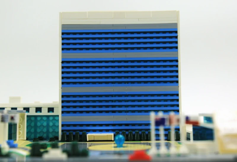 Wange 6219 архитектурная Серия Модель штаб-квартиры ООН строительные блоки