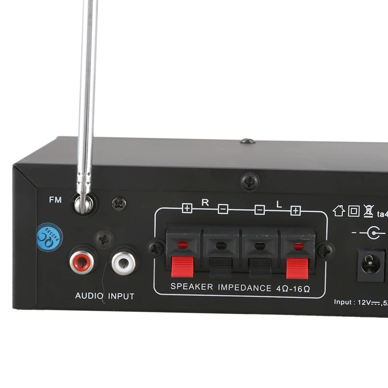 Kinter T2 Hifi автомобильный усилитель o 2.0CH 20 Вт стерео звук для Bluetooth USB TF вход FM радио