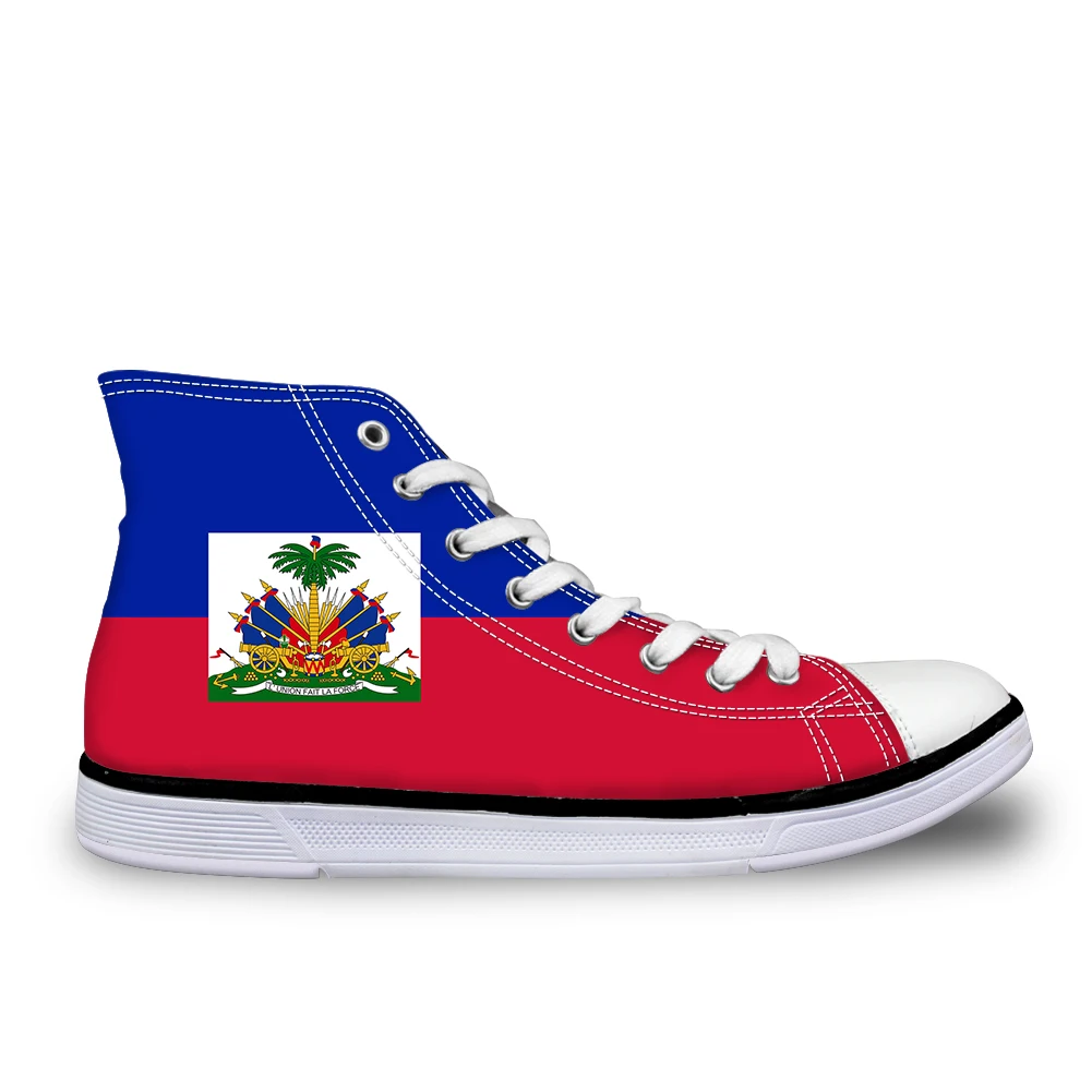 Модные мужские кроссовки с 3D принтом ямайского флага Высокие парусиновые