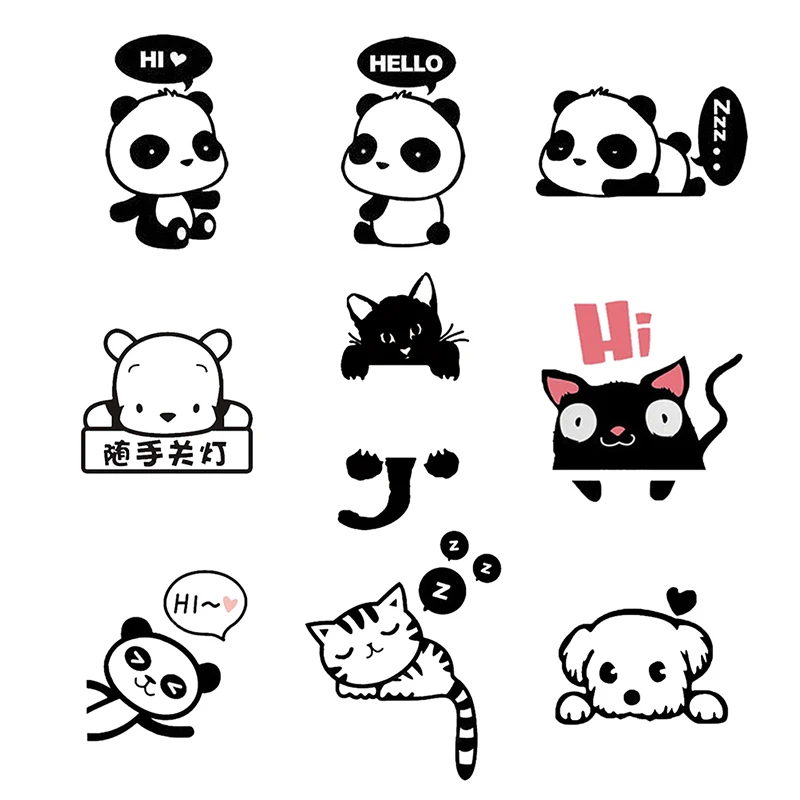 

Creative Diy Switch Wall Sticker Children's Room Animal Sticker Baby Bedroom Sticker Children's Decoration Accessories