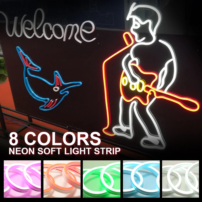 Светодиодная лента для домашнего декора неоновая вывеска гибкая комнат