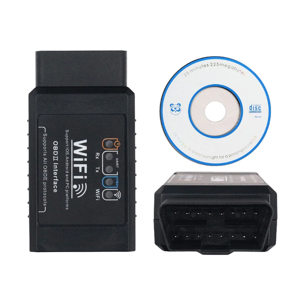2020 новый WIFI V1.5 ELM327 OBDII интерфейс сканер для Mazda 2 3 5 6/CX 5/Premacy 2001/RX8 черный Мини OBD ELM