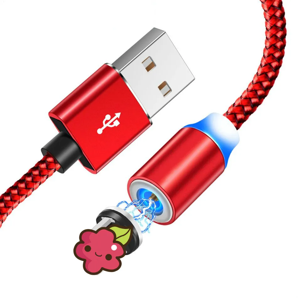 Магнитный кабель Micro USB Type C для iPhone быстрой зарядки провод зарядный