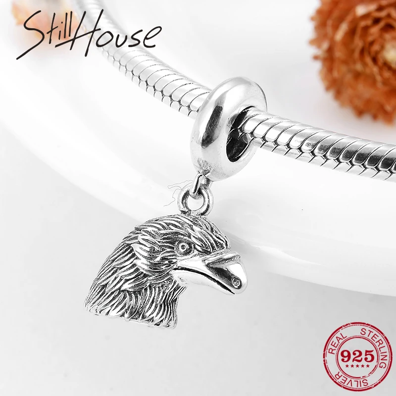 2019 модные подвески из стерлингового серебра 925 пробы в виде модели животного Орла