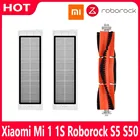 Аксессуары для пылесоса Xiaomi 1s 1st Robot Roborock S50 S6 S5 Max, HEPA фильтр, основная щетка, боковая щетка, фильтры для резервуара для воды