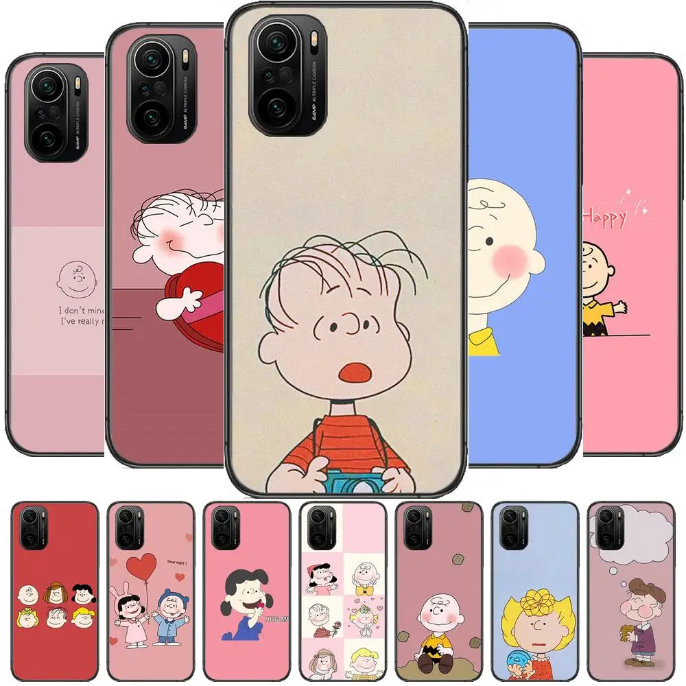 

comics cartoon boy girl Phone Case For xiaomi redmi POCO F1 F2 F3 X3 Pro M3 9C 10T Lite NFC Black Cover Silicone Back Prett mi 1