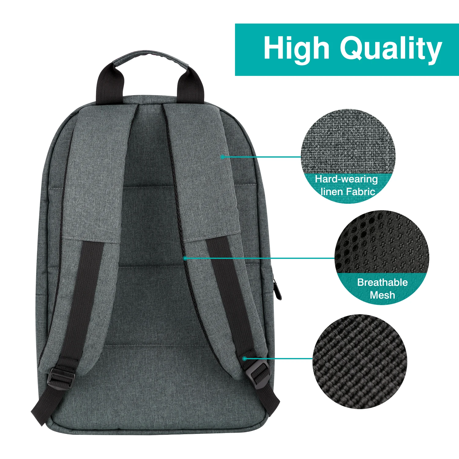 Рюкзак MoKo для ноутбука 15 6 дюйма многофункциональная сумка компьютера легкий