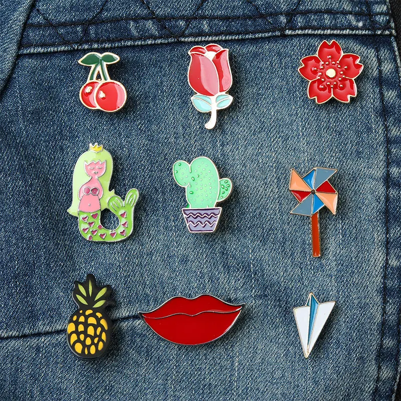 Ручной работы животный мир растение брошь для мужчин и женщин аксессуары модная